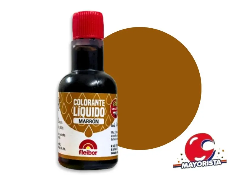 [7870] COLORANTE LIQUIDO MARRON 30 CC - FLEIBOR