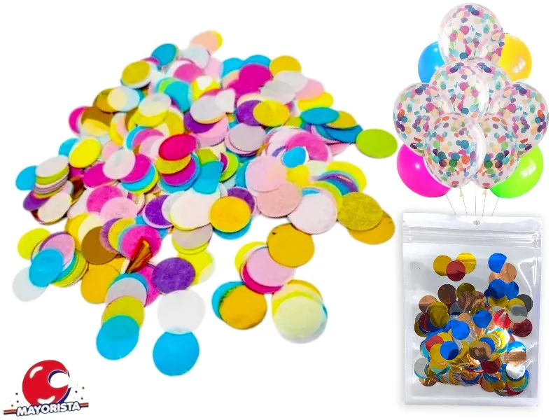 [4159] CONFETTI METAL MULTICOLOR X 10 GRS (YJ0560) YJ IMPORT