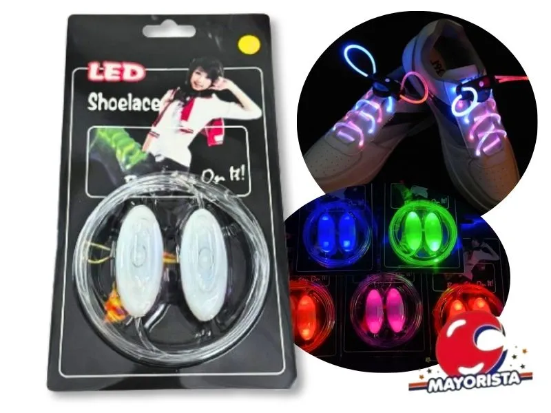 [6994107008110] CORDONES LUMINOSOS X2 80CM (YJ0811) YJ IMPORT