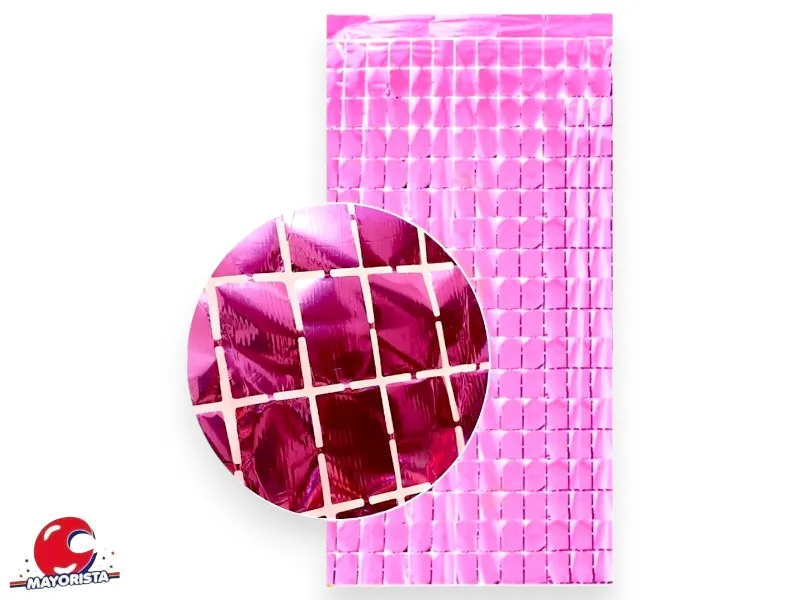 CORTINA SHIMMER PANEL ROSA (Y1950-121) CHG