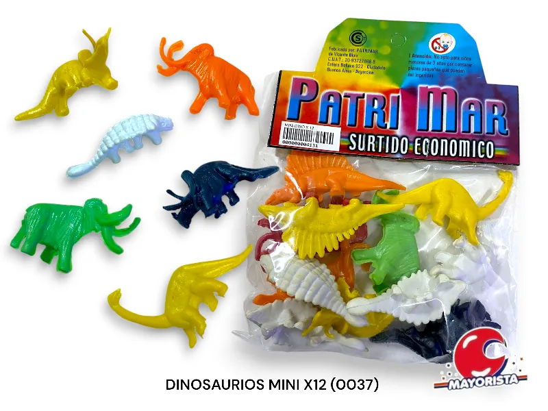 [000000004131] DINOSAURIOS MINI X12 (0037) PATRIMAR