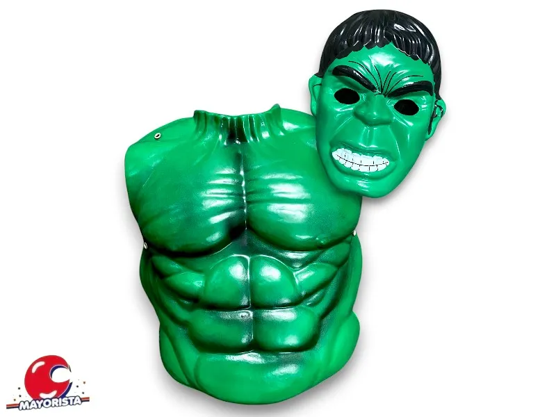 [9605] DISFRAZ PLASTICO INCREIBLE HULK (K096) HERRERA