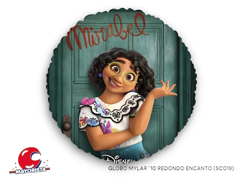 [5208] GLOBO MYLAR 10 REDONDO ENCANTO 25CM (SC019) CHG