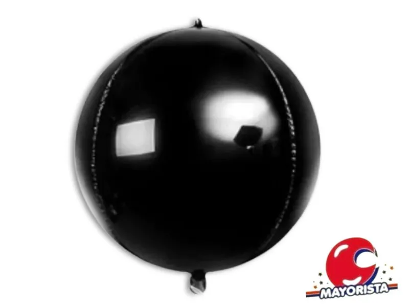 [5305] GLOBO MYLAR 135 CM ESFERA ORBZ NEGRO (YY-1114) CHG