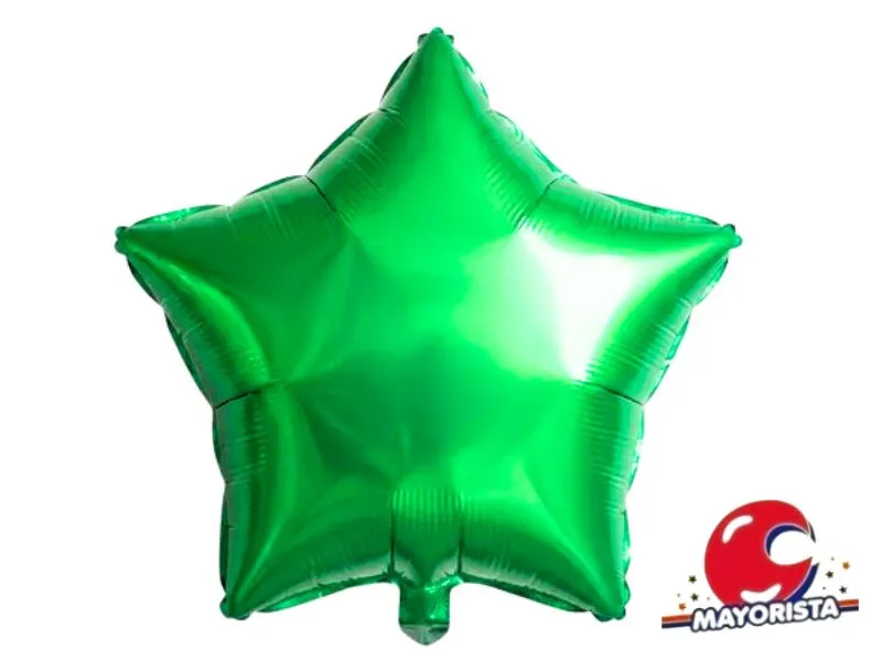 [6022] GLOBO MYLAR 18 ESTRELLA VERDE (45CM) ERIK