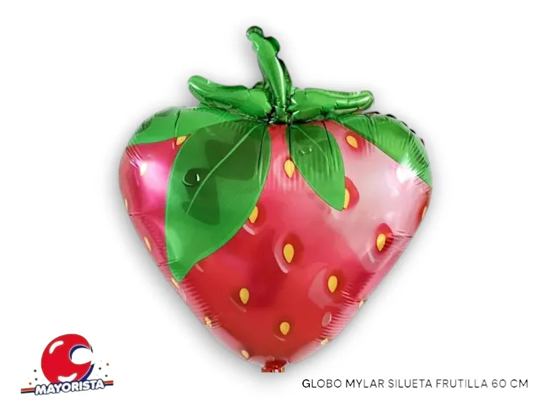 [9468] GLOBO MYLAR 18 FRUTILLA 45CM (HELUN-F3009) ERIK