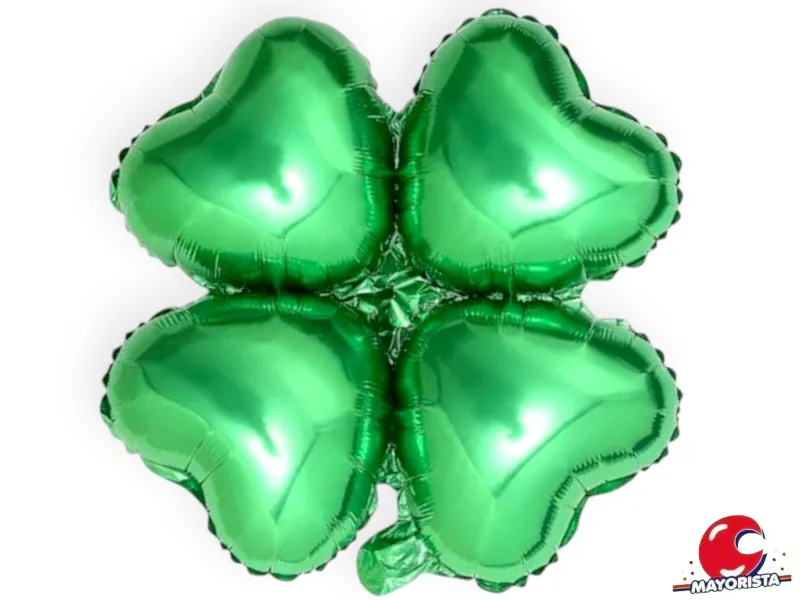 GLOBO MYLAR TREBOL 4 HOJAS VERDE 47X47 - CHG