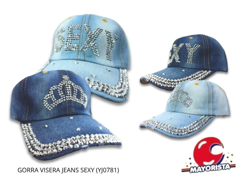 GORRA VISERA JEANS SEXY (YJ0781) YJ IMPORT