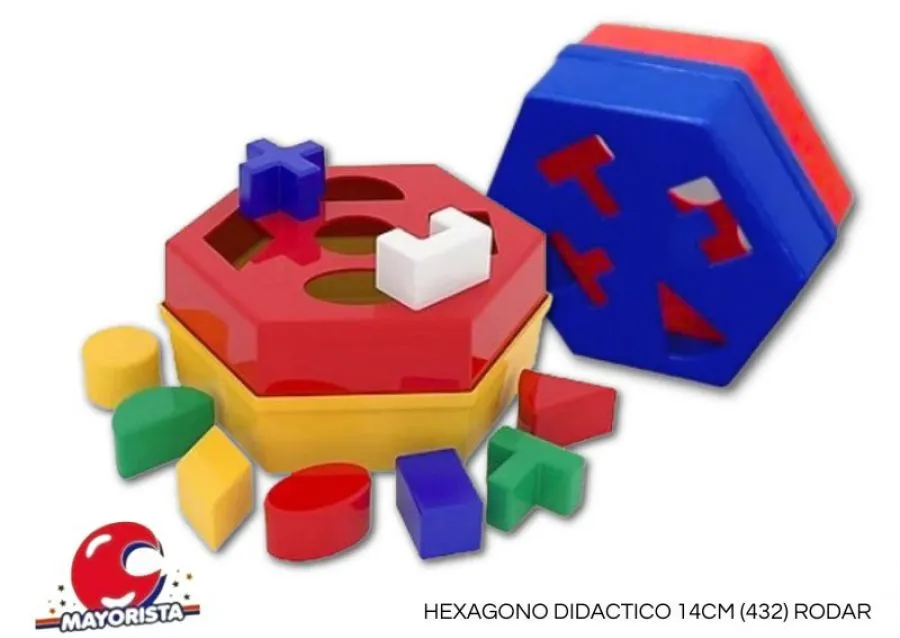 HEXAGONO DIDACTICO 14CM (432) RODAR