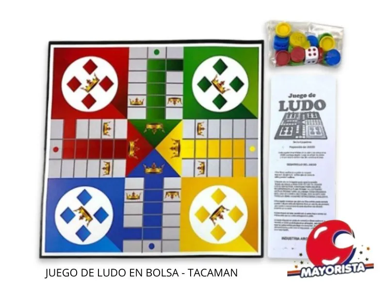 [2302] JUEGO DE LUDO EN BOLSA - TACAMAN