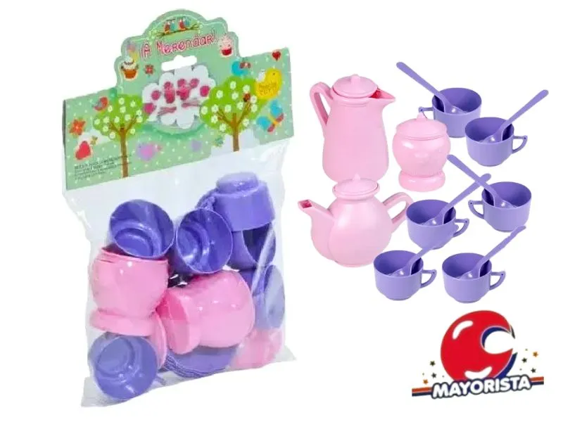 [7798114531413] JUEGO DE TE Y CAFE 14 PCS EN BOLSA N4 (141Y) YUYU