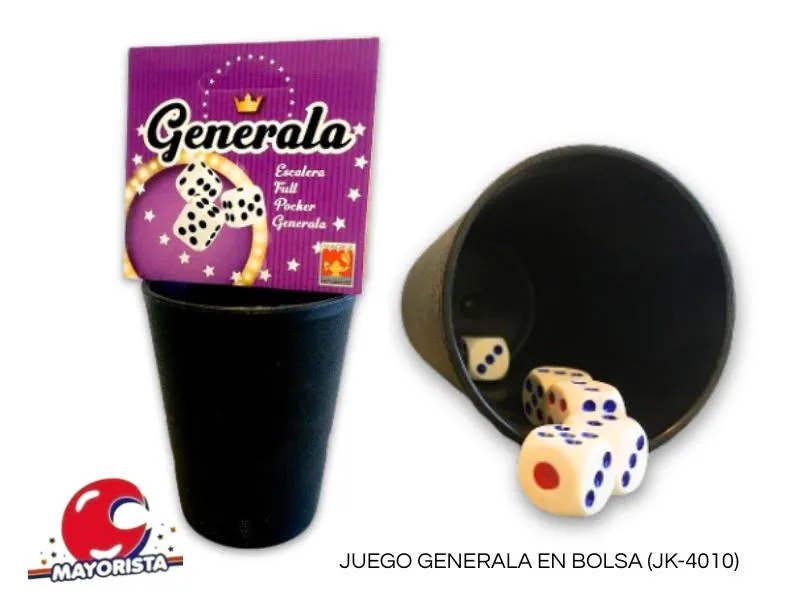 [7798130322354] JUEGO GENERALA EN BOLSA (JK-4010) MAGIKA