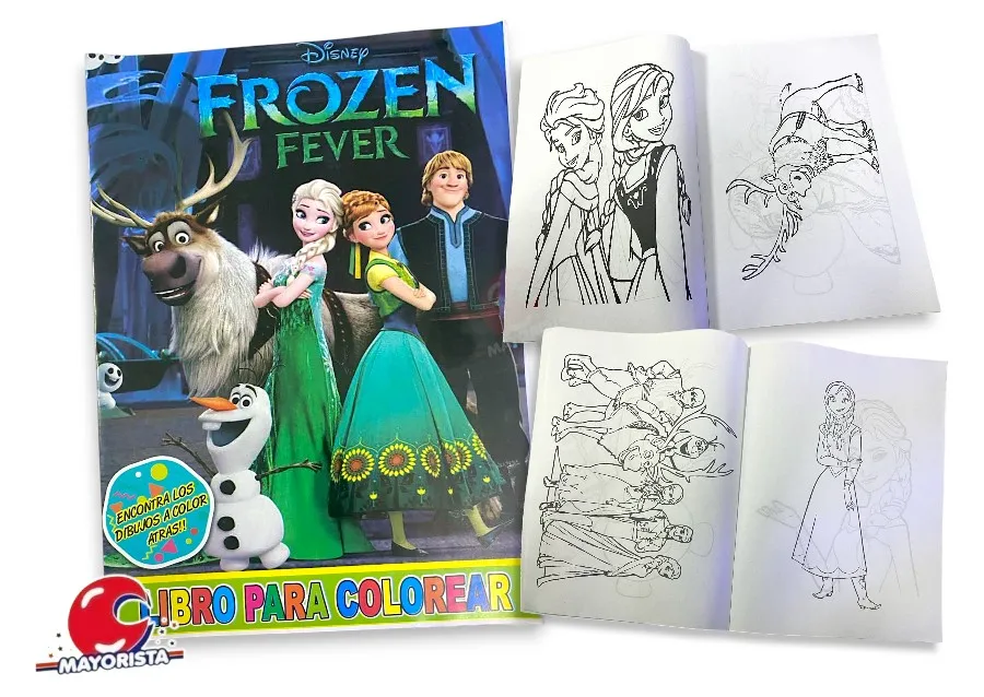 LIBRITO PARA COLOREAR FROZEN (TIA)