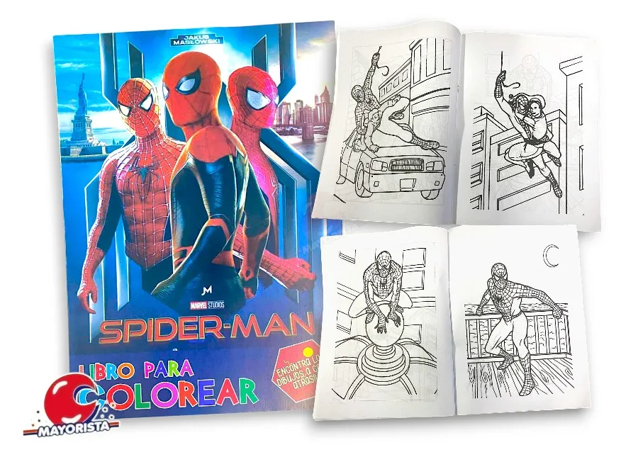 LIBRITO PARA COLOREAR SPIDERMAN (TIA)