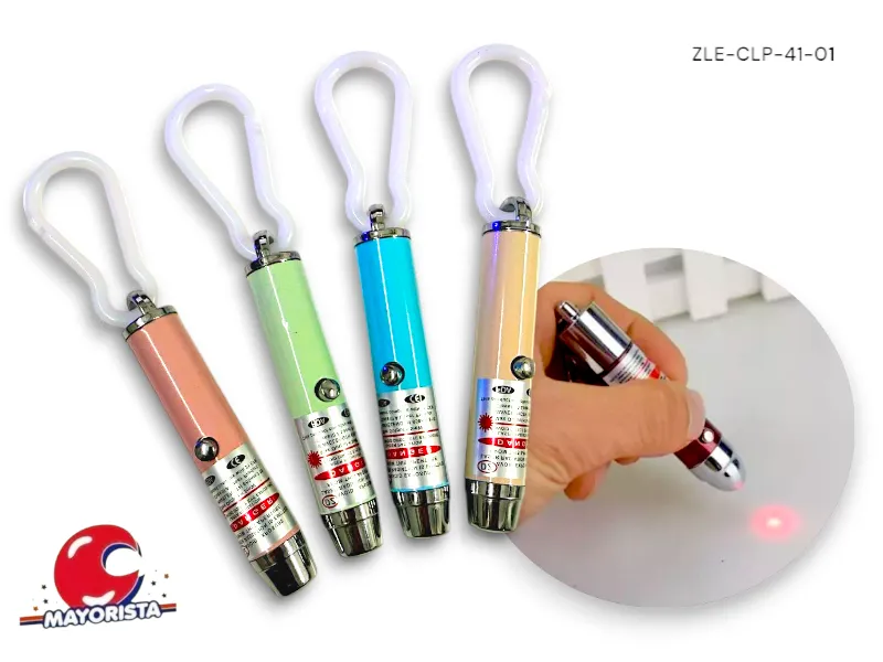 [9557] LLAVERO C/LUZ PUNTERO LASER (ZLE-CLP-41-01) ERIK
