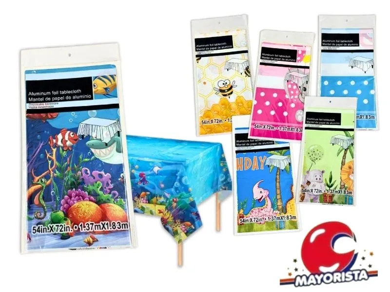[6974588365476] MANTEL PLASTICO ANIMALES VS MODELOS 137X183 (ZLE-CM-01-02/ZLE-CDE-24-01) ERIK