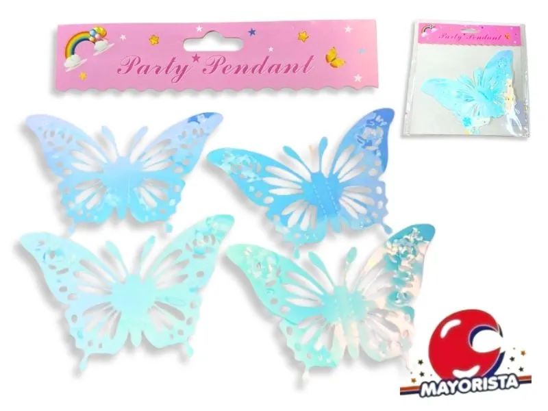 [2025081411741] MARIPOSAS X 6 BLANCA TORNASOLADA (ILC-Y174) LCOST