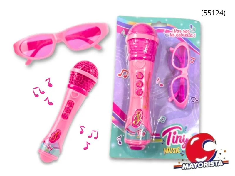 MICROFONO TINY CON SONIDO BLISTER 26X15 (55124) KADA