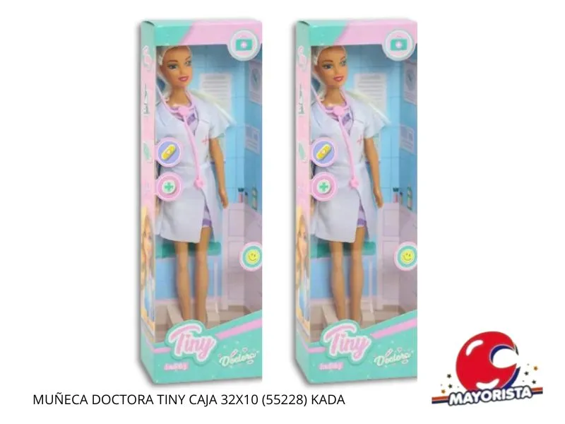 MUNECA DOCTORA TINY CAJA 32X10 (55228) KADA