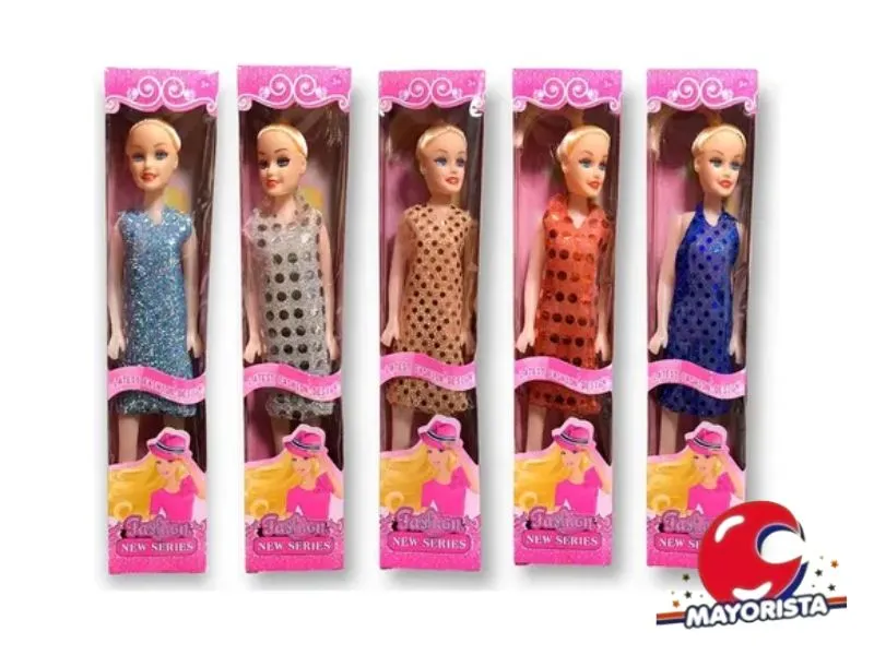 [6923001994854] MUNECA FLACA FASHION EN CAJA 29 CM (380110) SURTOYS