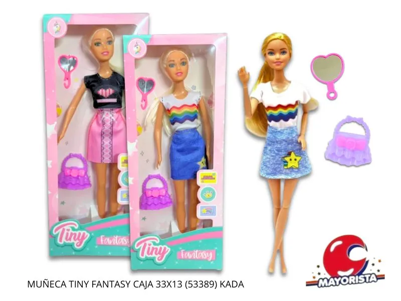 MUNECA TINY FANTASY CAJA 33X13 (53389) KADA