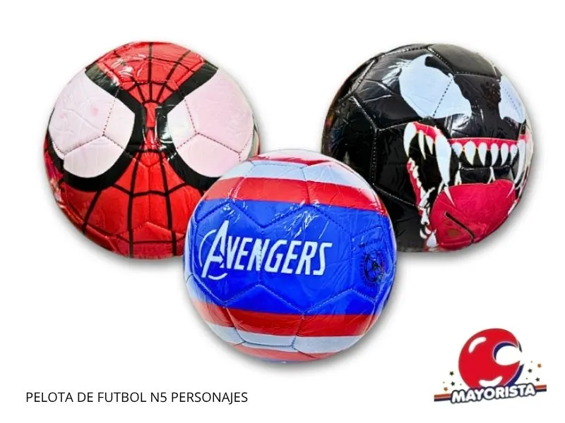 PELOTA DE FUTBOL N5 PERSONAJES (WILY)