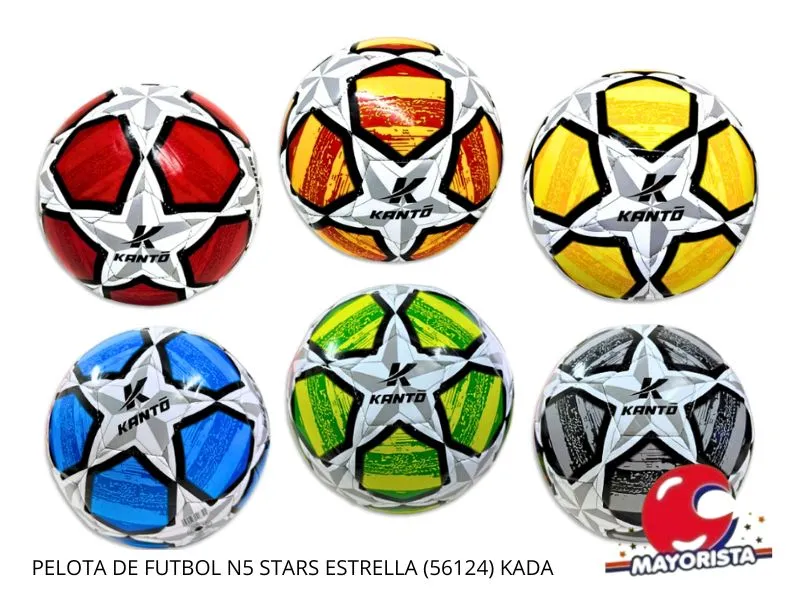 PELOTA DE FUTBOL N5 STARS ESTRELLA (56124) KADA