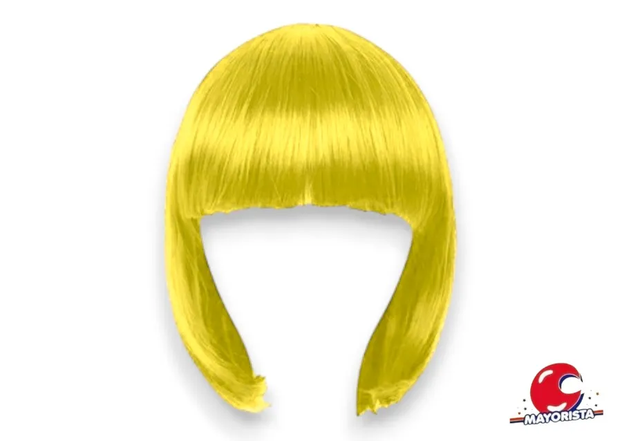 PELUCA LACIA CORTE CARRE AMARILLA (ILC-Y307/YJ0315) YJ IMPORT