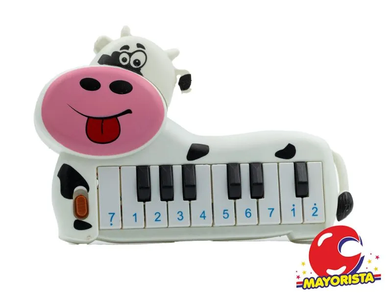 PIANO INFANTIL MUSICAL ANIMALITO BOLSA 20X14 (51024) KADA