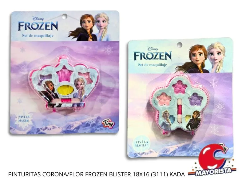 [7450077124476] PINTURITAS CORONA/FLOR FROZEN BLISTER 18X16 (3111) KADA