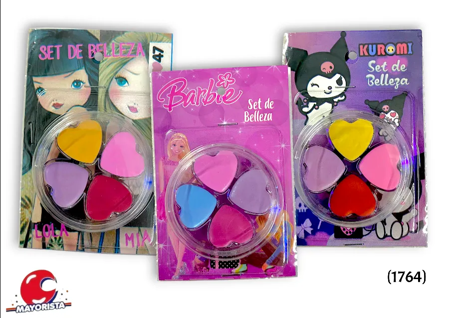 PINTURITAS PUPA CORAZON X 4 PERSONAJES (1461) STILO