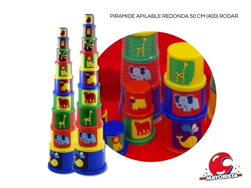 PIRAMIDE APILABLE REDONDA 50 CM (400) RODAR