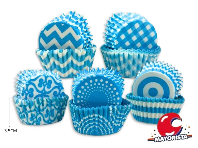 PIROTINES N 10 X 25 SURTIDO CELESTE (CONVIDA)