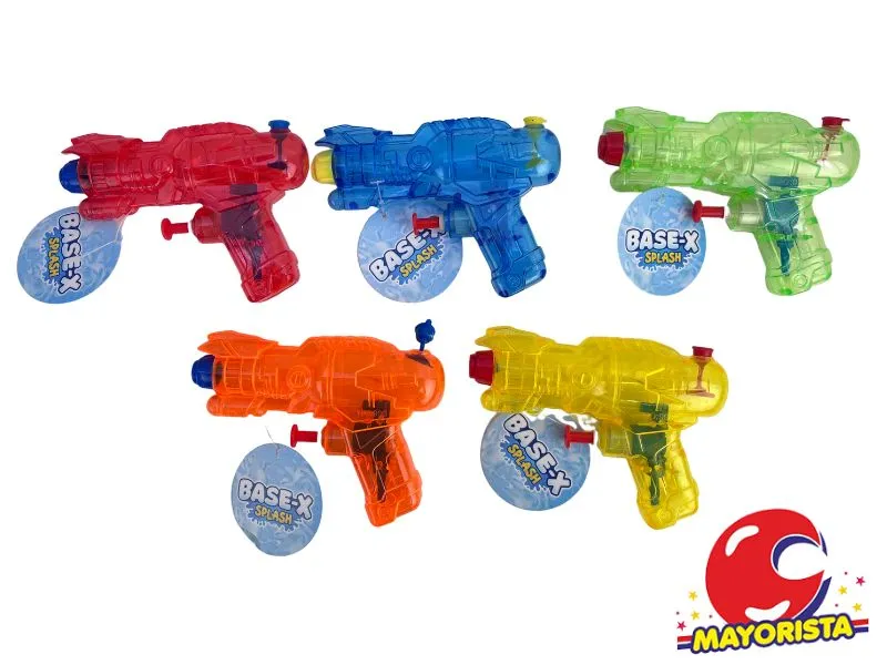 PISTOLA LANZA AGUA 12X8 TRANSPARENTE (8814) KADA