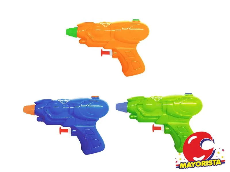 PISTOLA LANZA AGUA 12X8 VARIOS COLORES BOLSA (8800) KADA