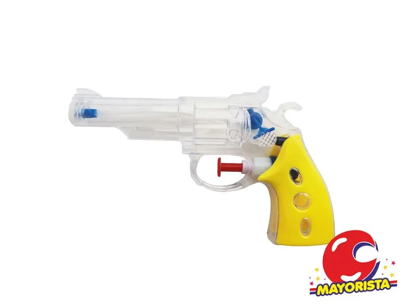 PISTOLA LANZA AGUA 18X8 TRANSPARENTE EN BOLSA (8612) KADA