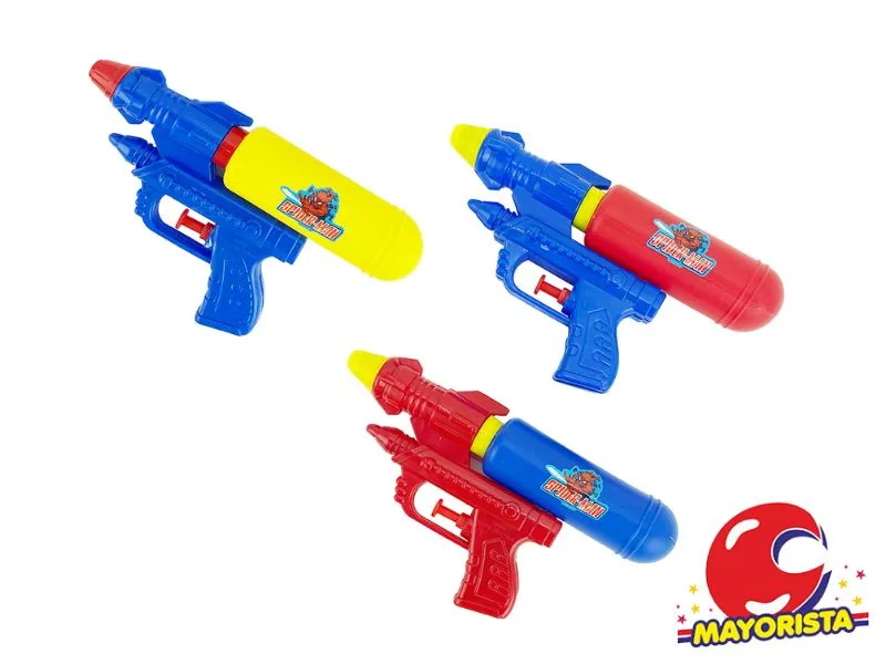 [7450077099521] PISTOLA LANZA AGUA 19 CM SPIDERMAN (8743) KADA