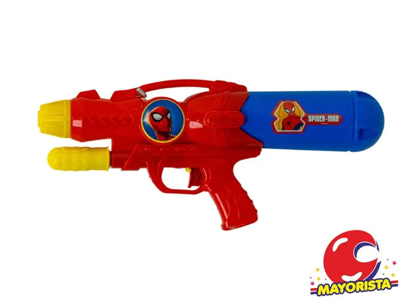 [7450077073057] PISTOLA LANZA AGUA 36X15 SPIDERMAN (8536) KADA