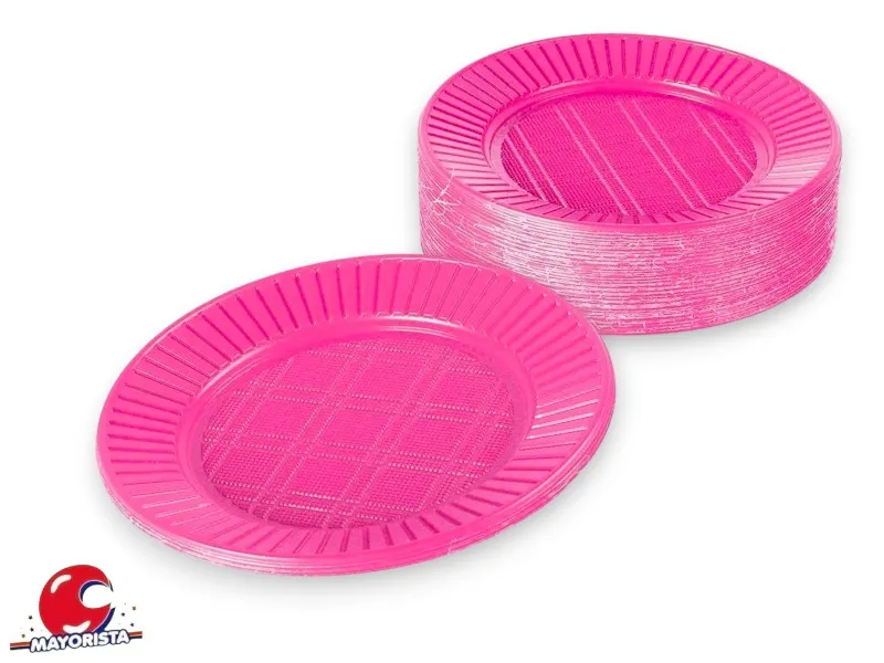 PLATOS CHICOS X 50 FUCSIA - PSA
