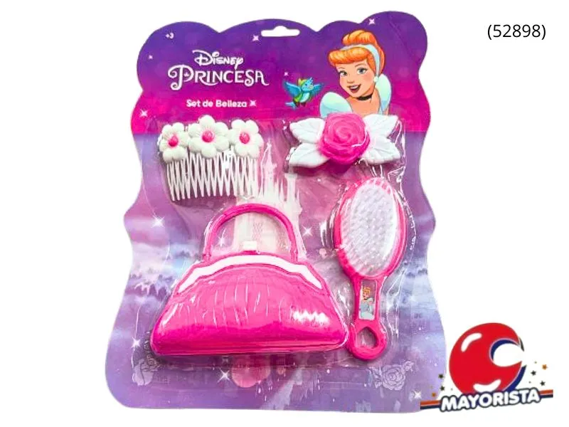[7453077242713] SET DE BELLEZA 4 PCS PRINCESAS BLISTER 29X19 (52898) KADA