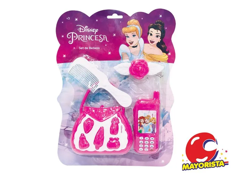 SET DE BELLEZA PRINCESAS 4 PCS BLISTER 29X22 (52897) KADA