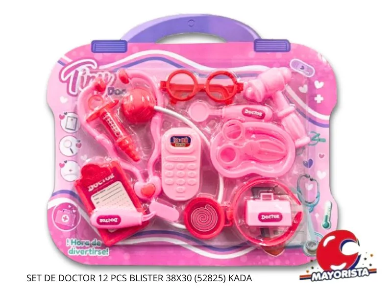 SET DE DOCTOR 12 PCS BLISTER 38X30 (52825) KADA