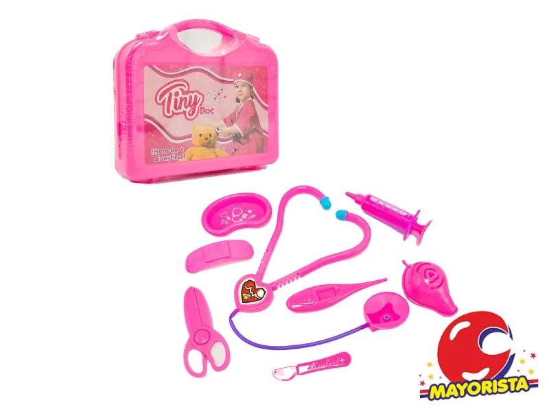 [7453105002920] SET DE DOCTOR EN MALETIN ROSA 21X19 (53875) KADA
