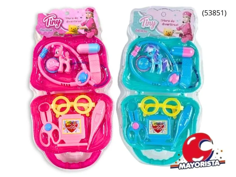 [7450077069265] SET DE DOCTOR TINY 8 PCS MALETIN BLISTER 38X19 (53851) KADA