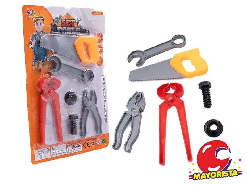 SET DE HERRAMIENTAS 6 PCS BLISTER 26X17 CM (52181) KADA