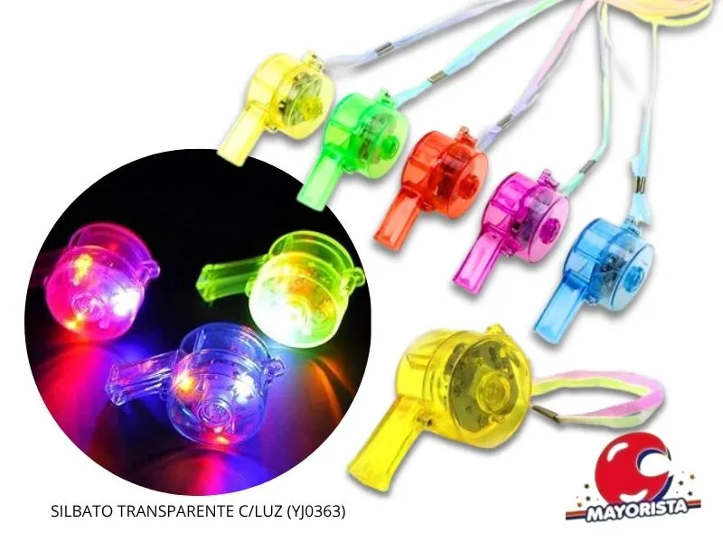 SILBATO TRANSPARENTE C/LUZ (YJ0363) YJ IMPORT