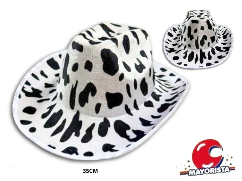 SOMBRERO COWBOY MANCHAS VACA (ILC-Y183) LCOST