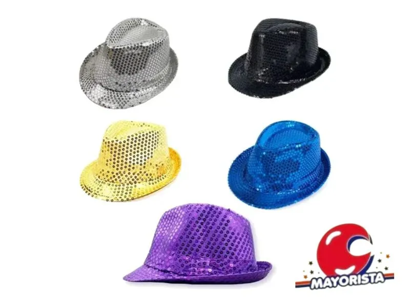 SOMBRERO GUAPO TANGUERO CON LENTEJUELAS (YJ0773/ZLE-CG-12-01) ERIK