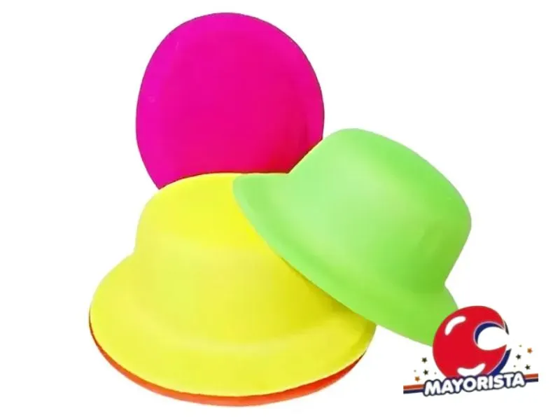 SOMBRERO PLASTICO BOMBIN LISO (1010) TRIGGER PACK