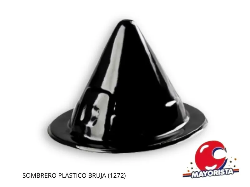 [2257] SOMBRERO PLASTICO BRUJA (1272) TRIGGER PACK